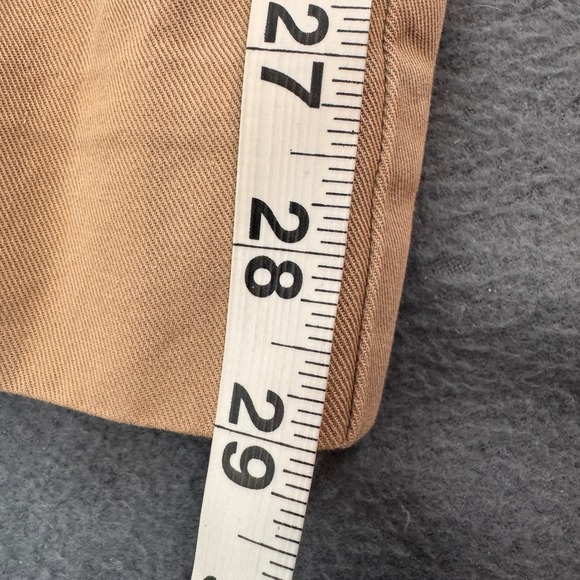 Everlane Wide Leg Pleated Pants Women 2S Khaki Tan High Rise Tencel Cotton Twill - Picture 6 of 8